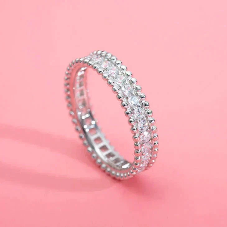 [Renovia Jewelry]PERLEE DIAMOND SILVER RING