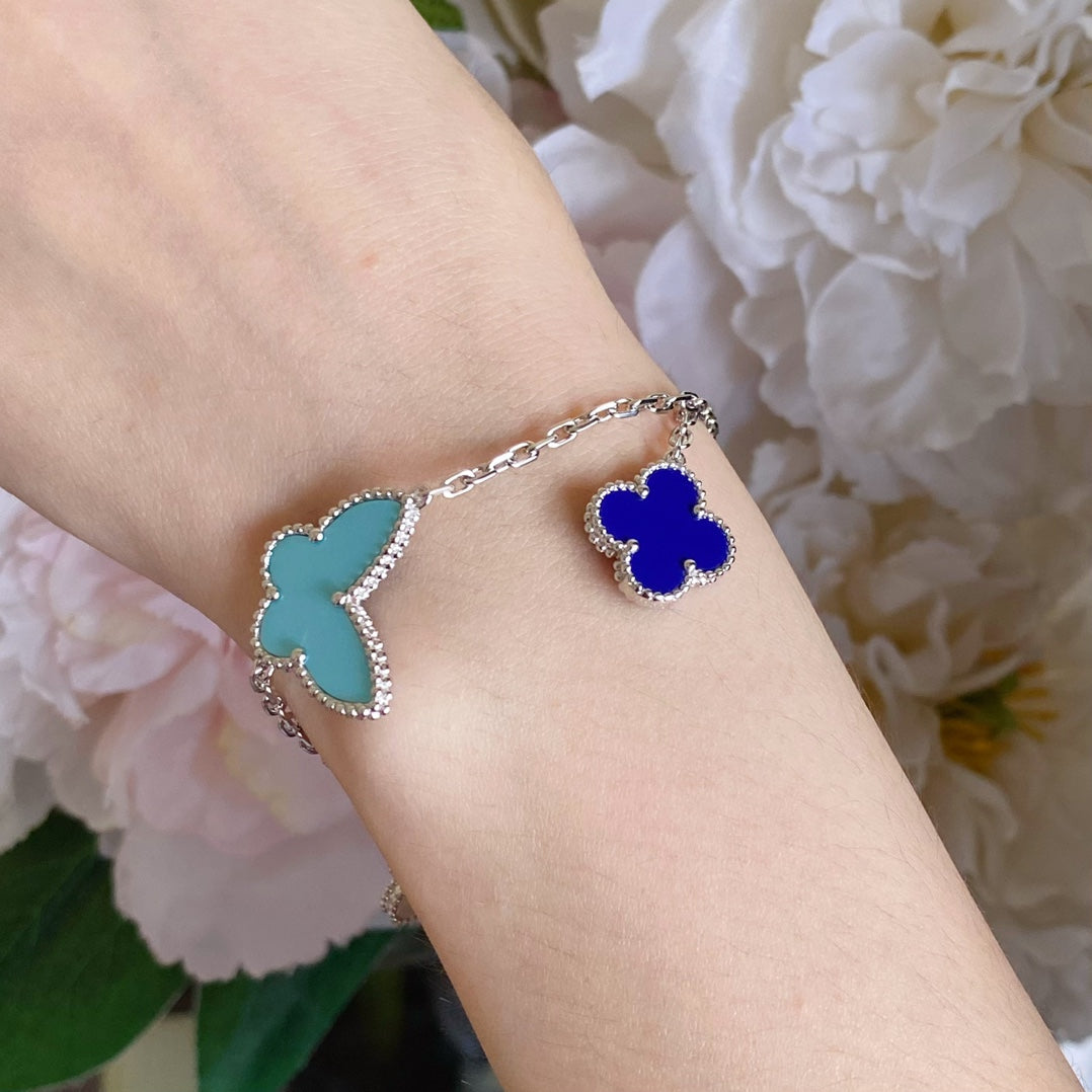 [Renovia Jewelry]LUCKY SPRING SILVER BRACELET 4 MOTIF