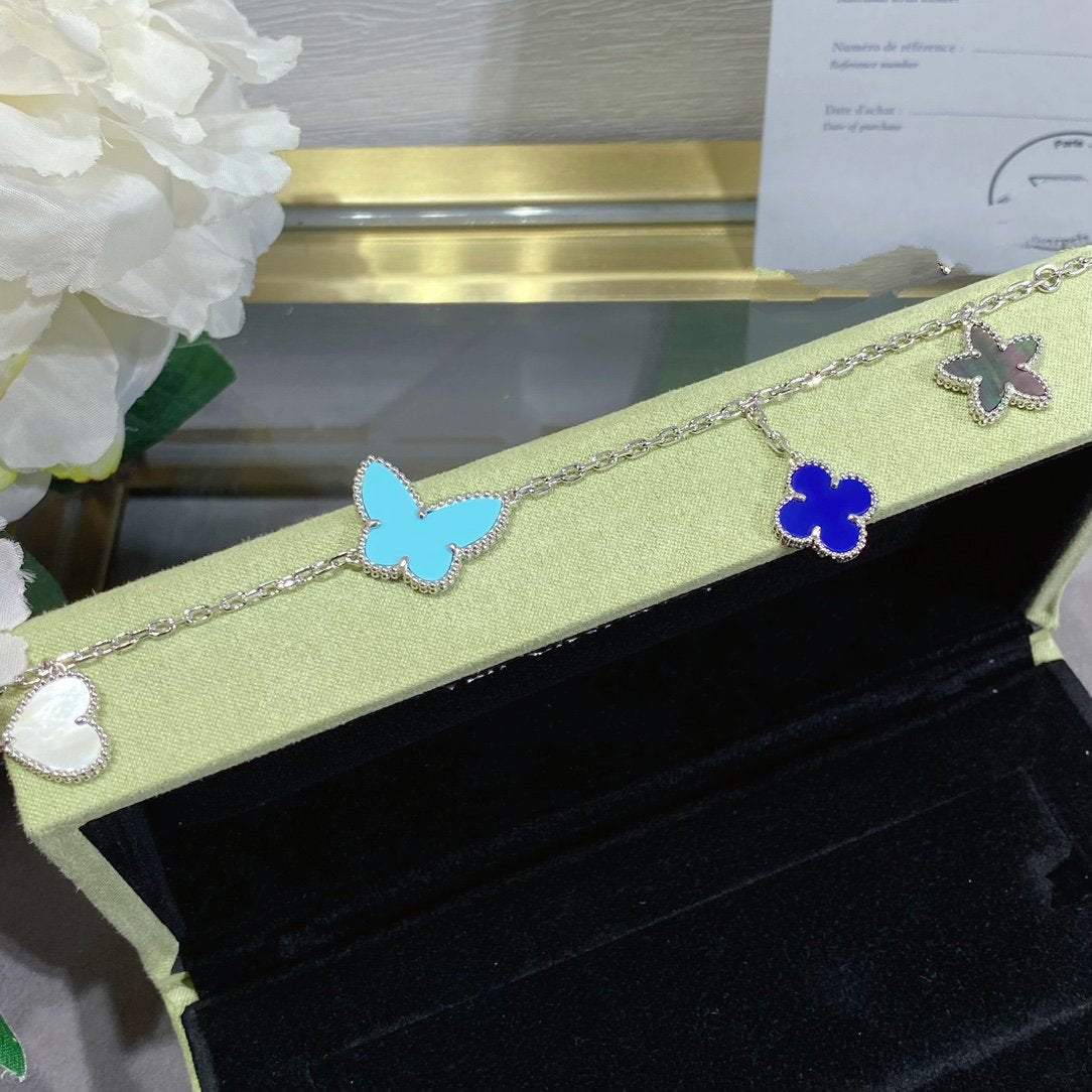 [Renovia Jewelry]LUCKY SPRING SILVER BRACELET 4 MOTIF