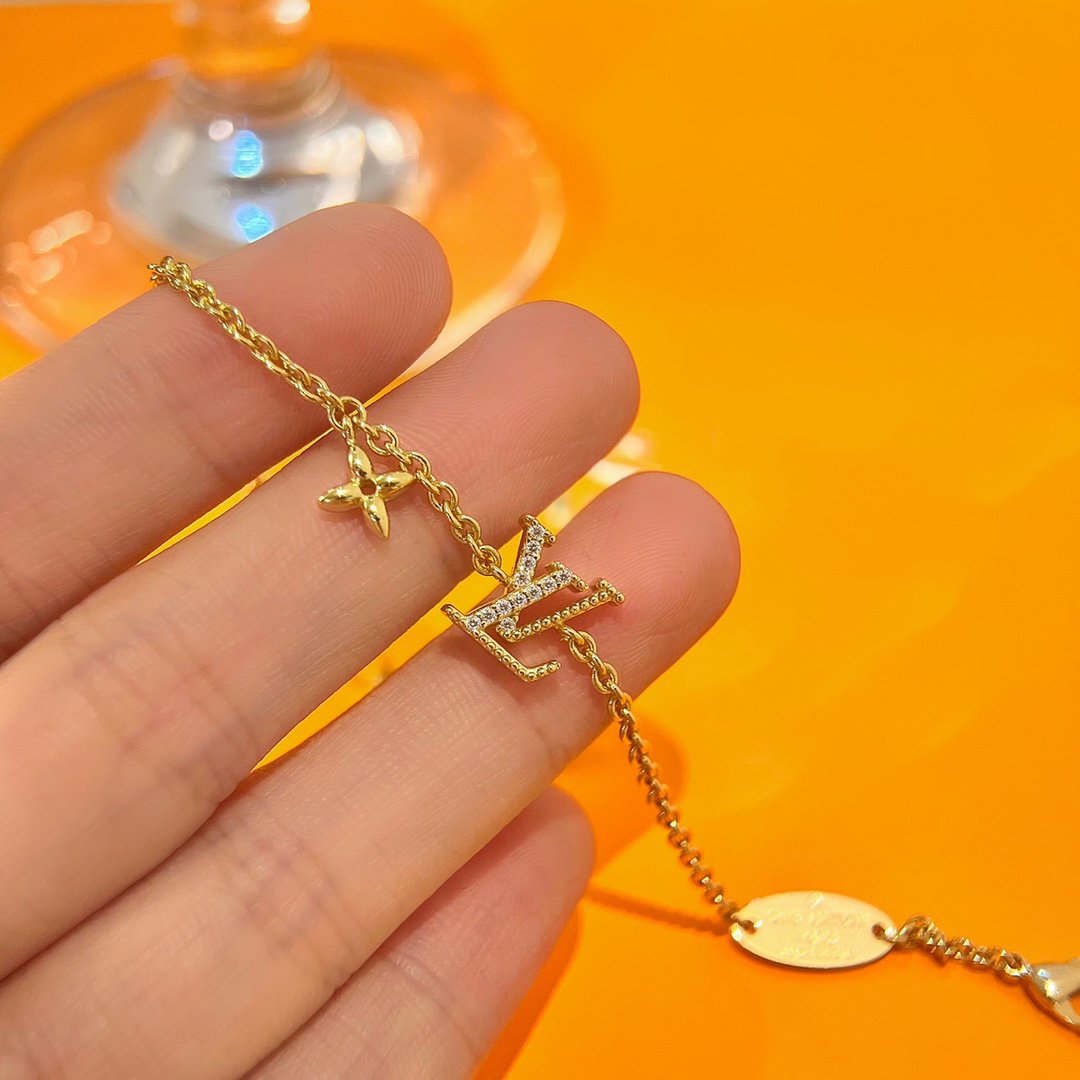 [Renovia Jewelry]LOGO STAR MOTIF GOLD BRACELET
