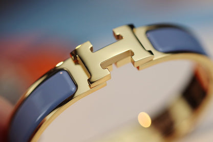[Renovia Jewelry]H BRACELET 12MM BLUE GRAY