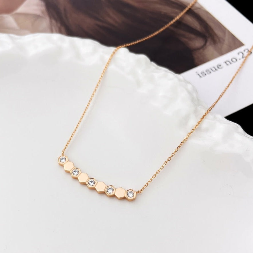 [Renovia Jewelry]BEE MY LOVE DIAMOND NECKLACE