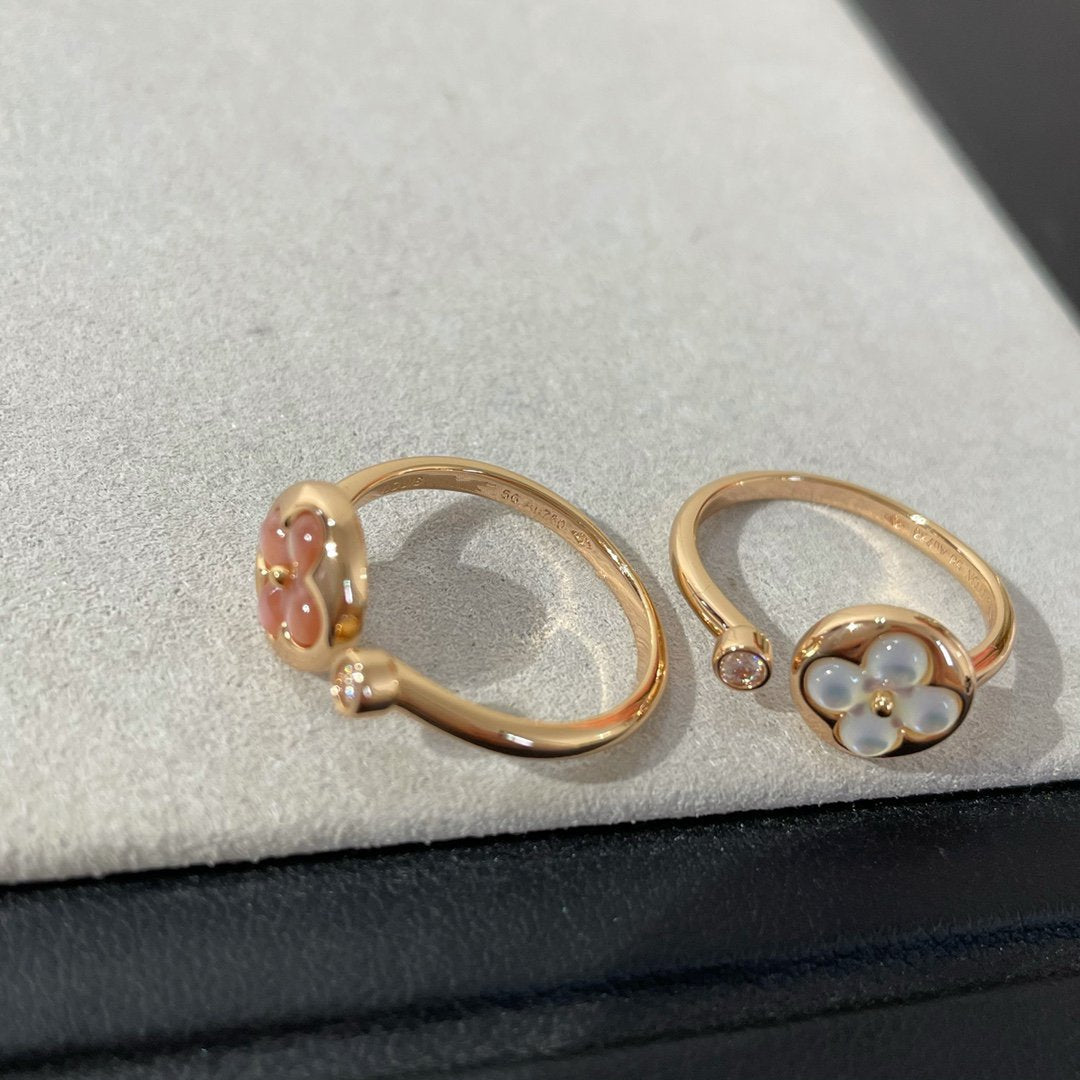 [Renovia Jewelry]SUN 1 DIAMOND PINK MOP RING