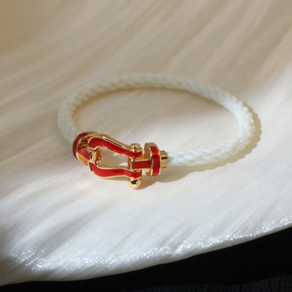 [Renovia Jewelry]FORCE 10 WHITE TEXTILE DIAMOND PAVED