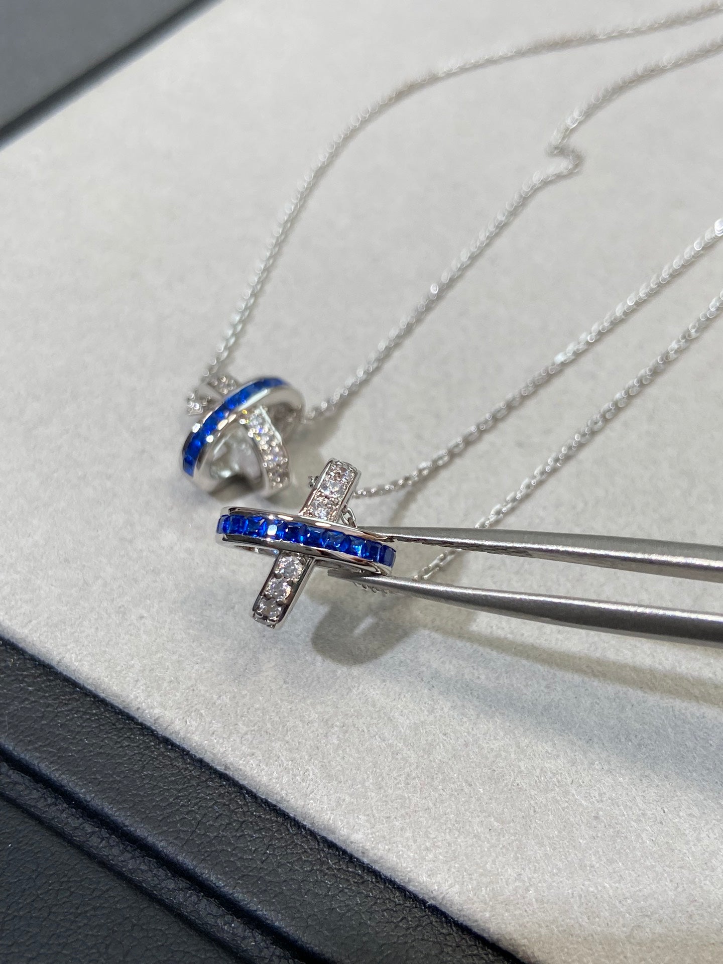 [Renovia Jewelry]LIENS DIAMOND SILVER NECKLACE
