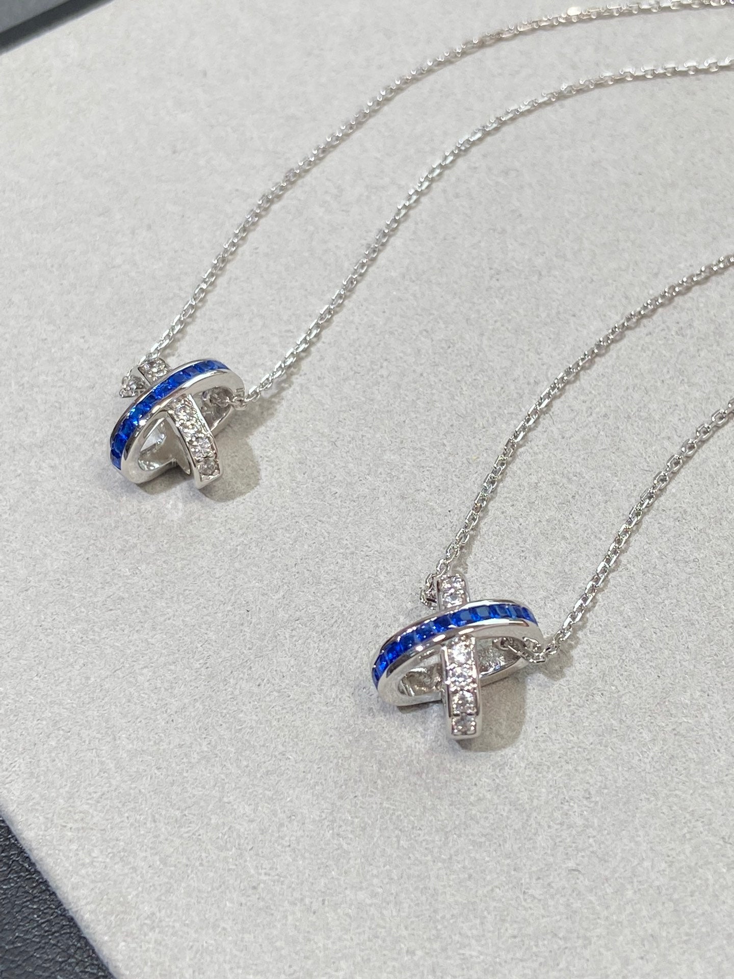 [Renovia Jewelry]LIENS DIAMOND SILVER NECKLACE
