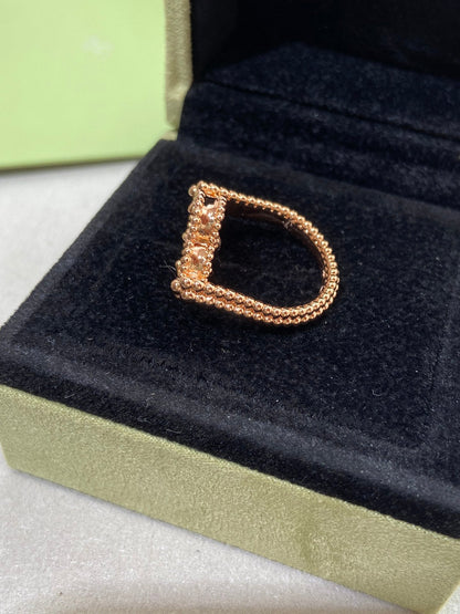 [Renovia Jewelry]CLOVER RIVERSIBLE ROSE GOLD RING