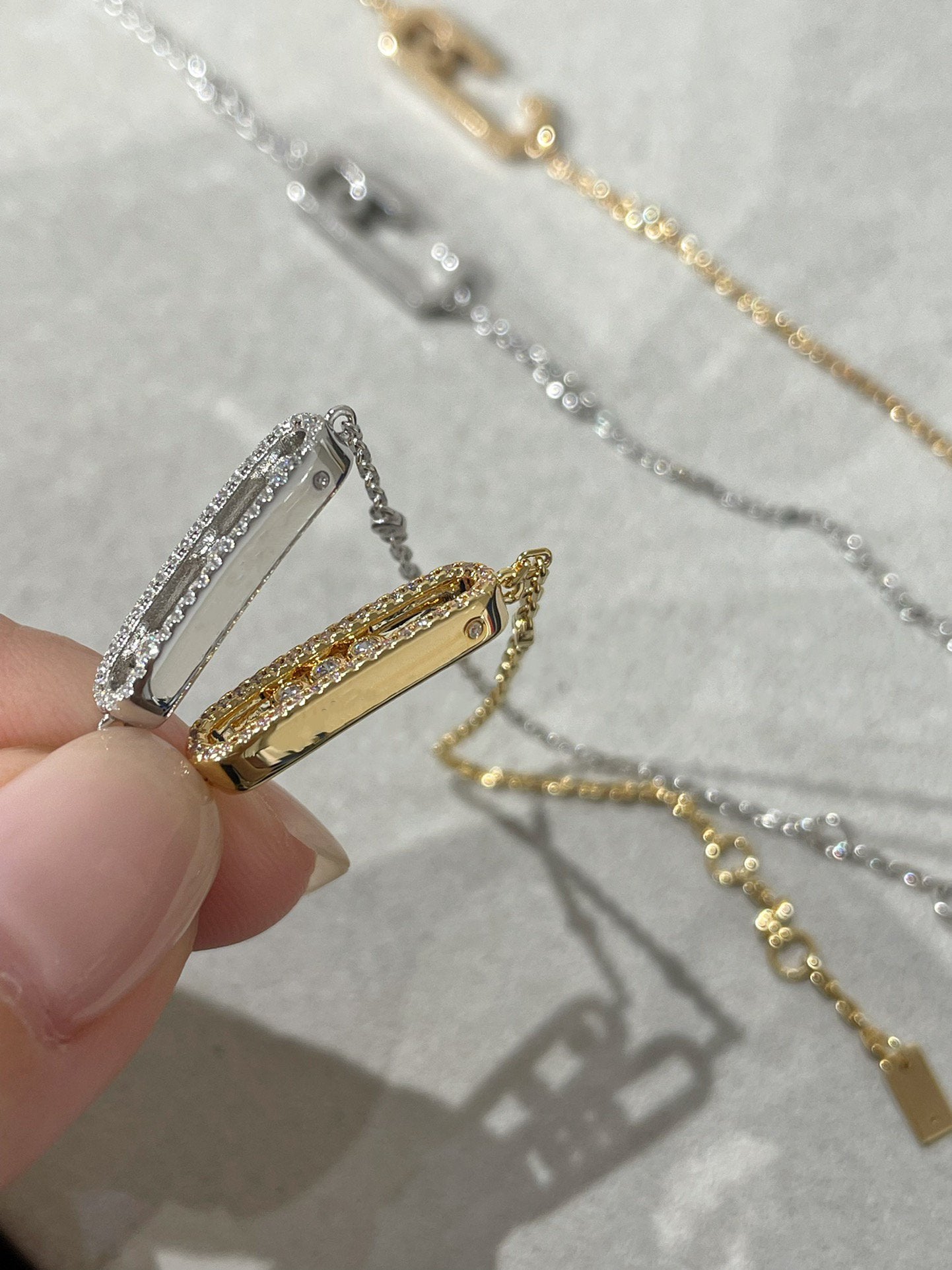[Renovia Jewelry]BABY MOVE DIAMOND BRACELET(Adjustable length)