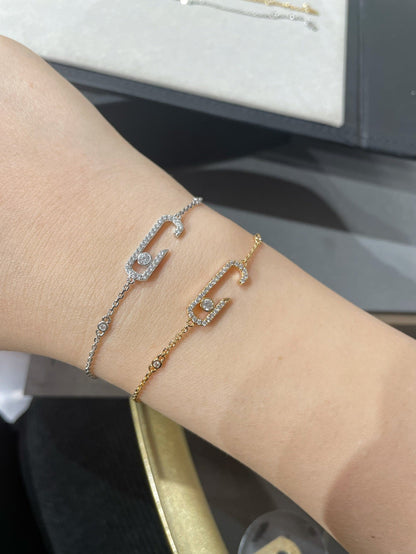 [Renovia Jewelry]BABY MOVE DIAMOND BRACELET(Adjustable length)