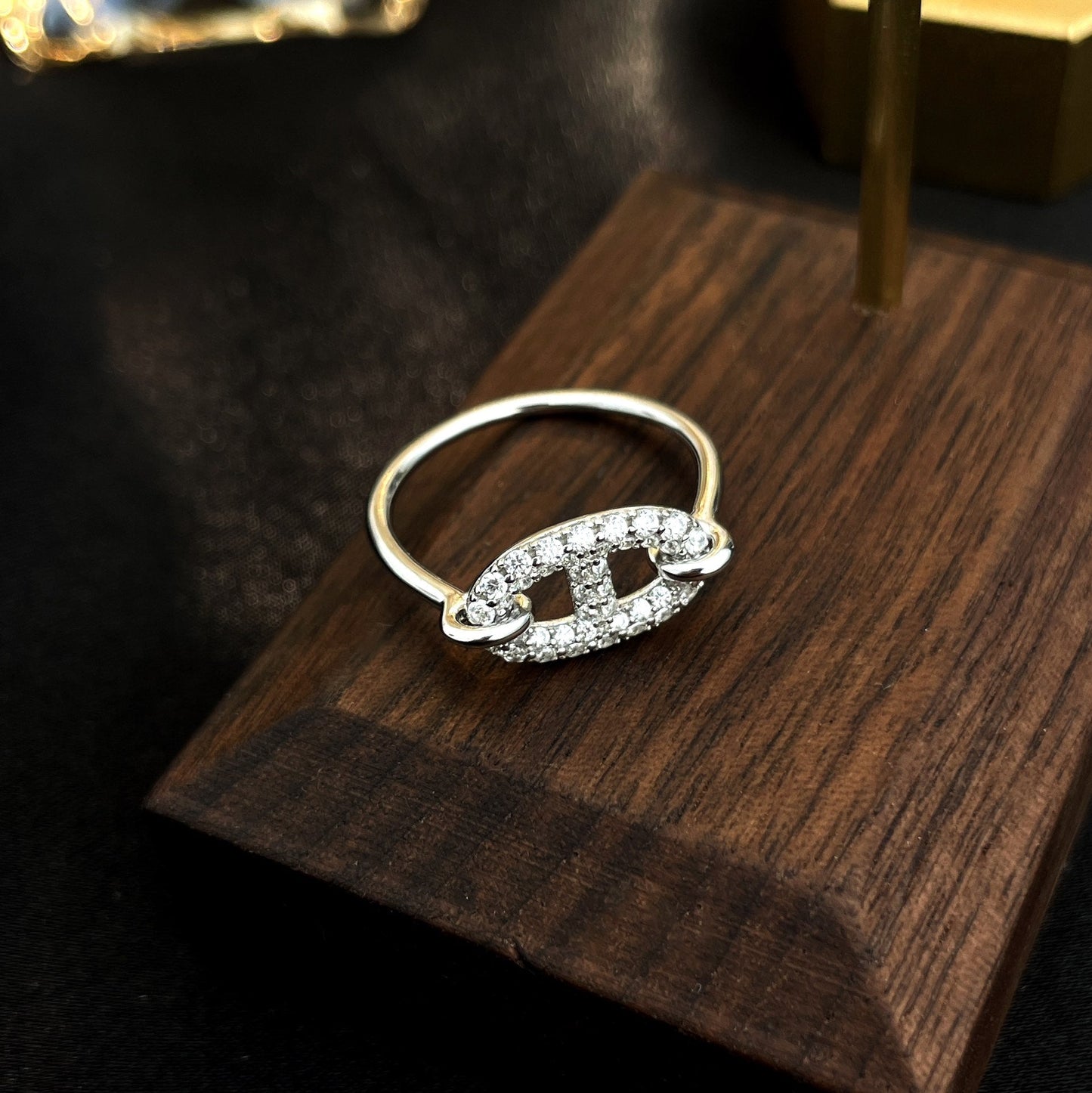[Renovia Jewelry]RONDE SMALL SILVER DIAMOND RING