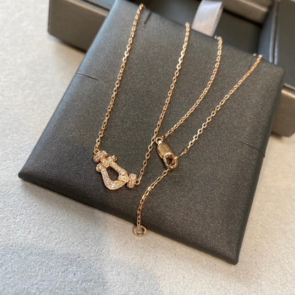 [Renovia Jewelry]FORCE 10 DIAMOND PINK GOLD NECKLACE MINI MODEL