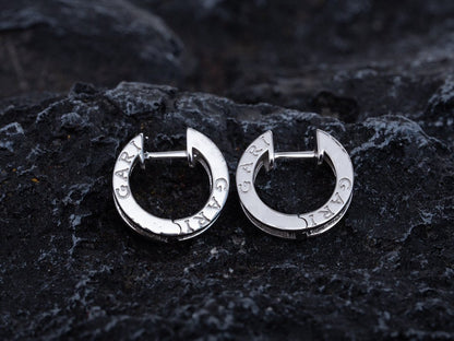 [Renovia Jewelry]ZERO 1 MINI SILVER DIAMOND EARRINGS