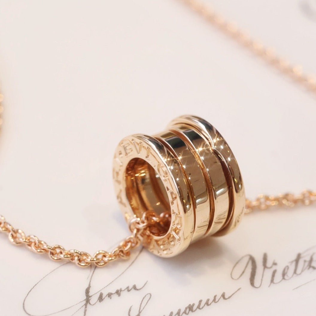 [Renovia Jewelry]ZERO 1 PINK GOLD NECKLACE
