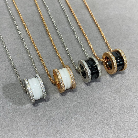 [Renovia Jewelry]ZERO 1 DIAMOND CERAMIC NECKLACE