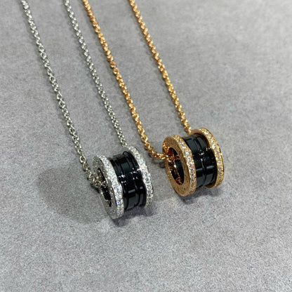[Renovia Jewelry]ZERO 1 DIAMOND CERAMIC NECKLACE