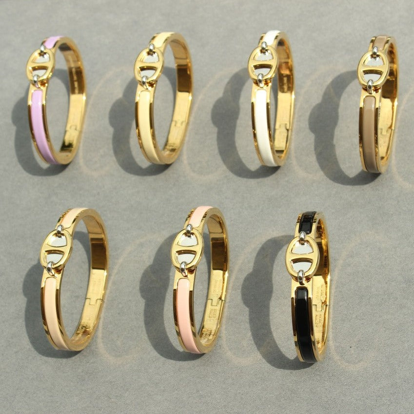 [Renovia Jewelry]CLIC CHAINE GOLD BRACELET