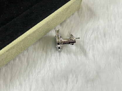 [Renovia Jewelry]CLOVER PIETERSITE MEDIUM STUD EARRINGS