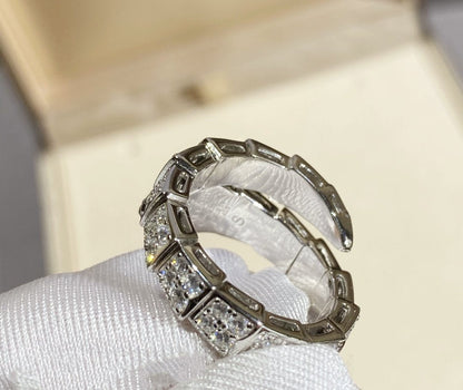[Renovia Jewelry]SERPENTI RING SILVER DIAMOND PAVED