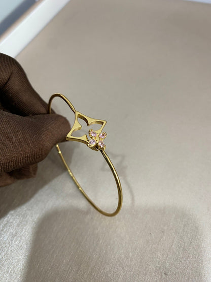[Renovia Jewelry]Pink Diamond Bracelet