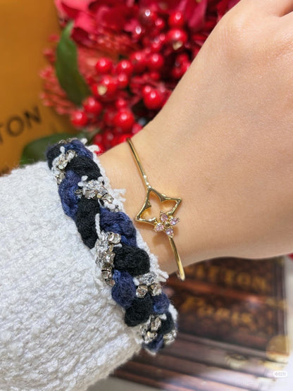 [Renovia Jewelry]Pink Diamond Bracelet