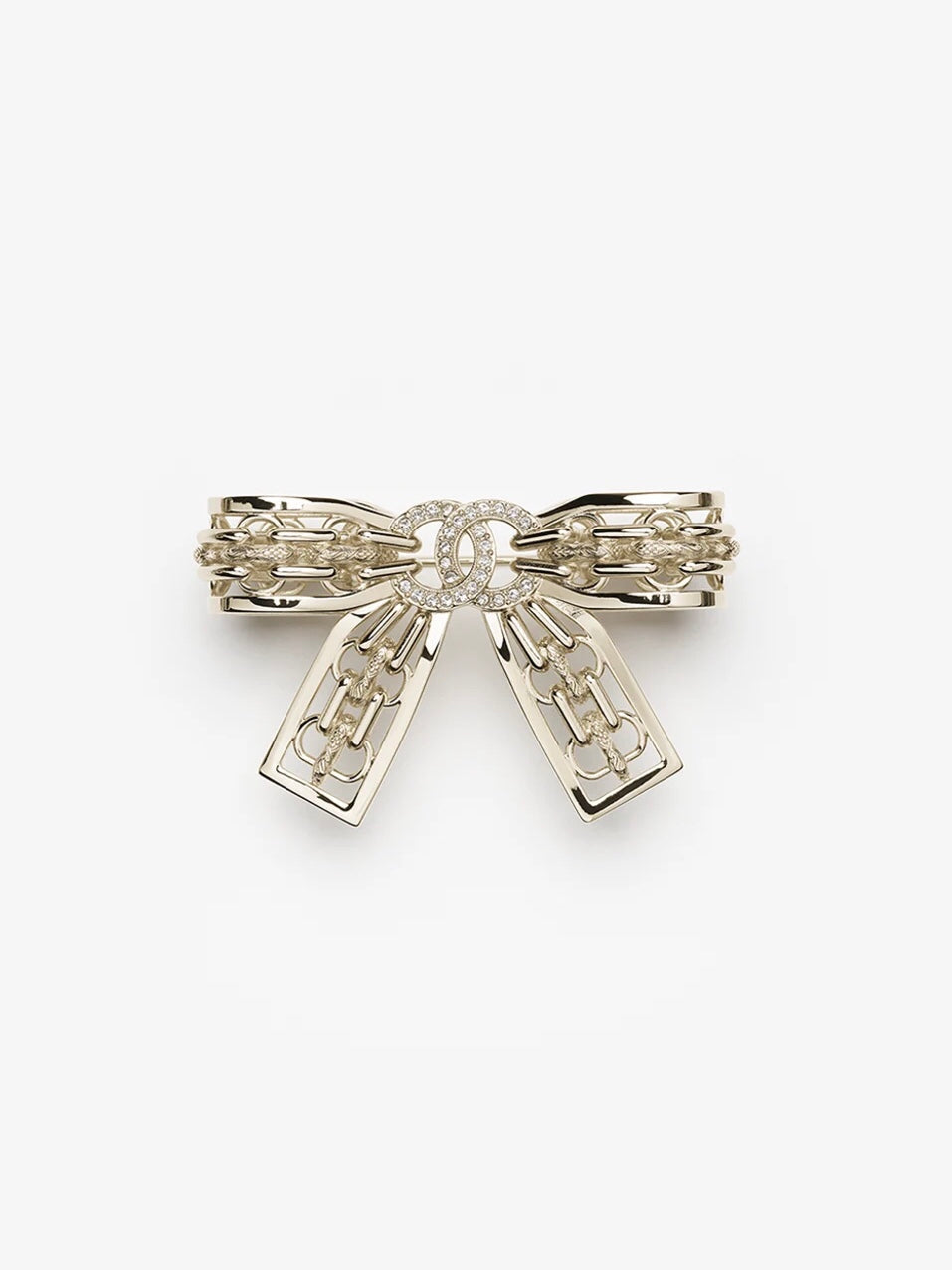 [Renovia Jewelry]25K Hollow Bow Brooch