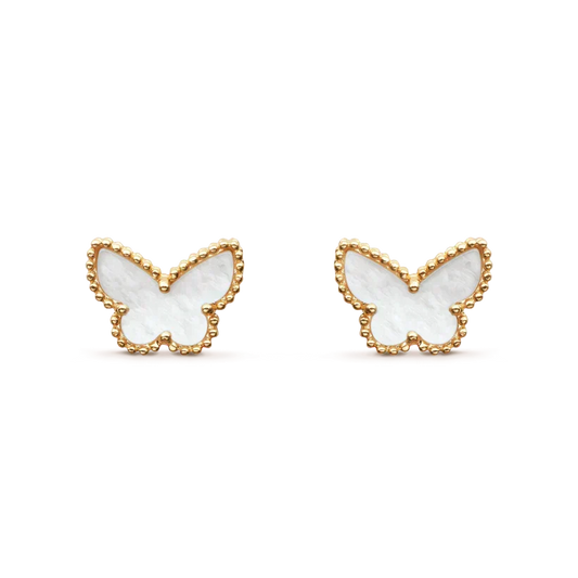 [Renovia Jewelry]SWEET BUTTERFLY MOP EARSTUDS