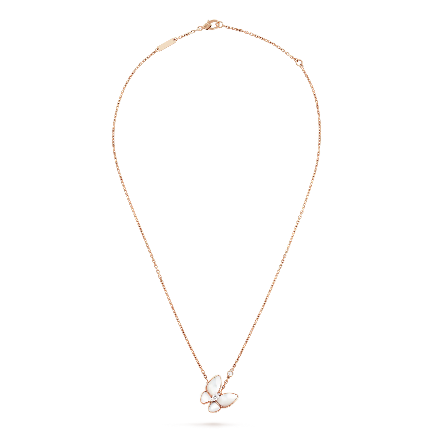 [Renovia Jewelry]BUTTERFLY MOP DIAMOND NECKLACE