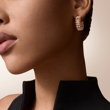 [Renovia Jewelry]CLASH 9.2MM DOUBLE ROW EARRINGS
