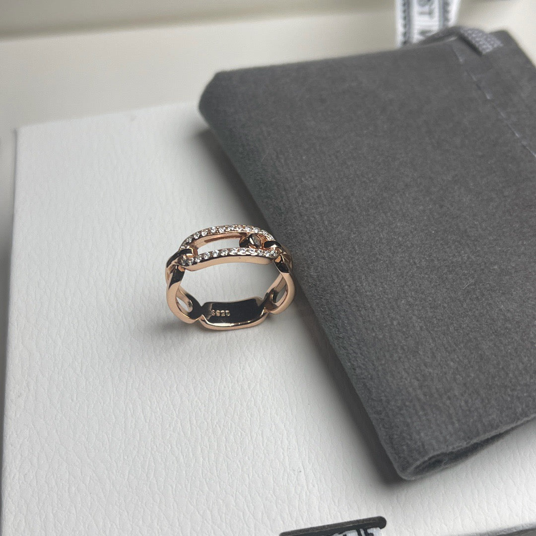 [Renovia Jewelry]Sliding Single Diamond Ring