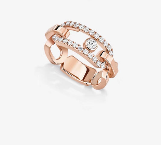 [Renovia Jewelry]Sliding Single Diamond Ring