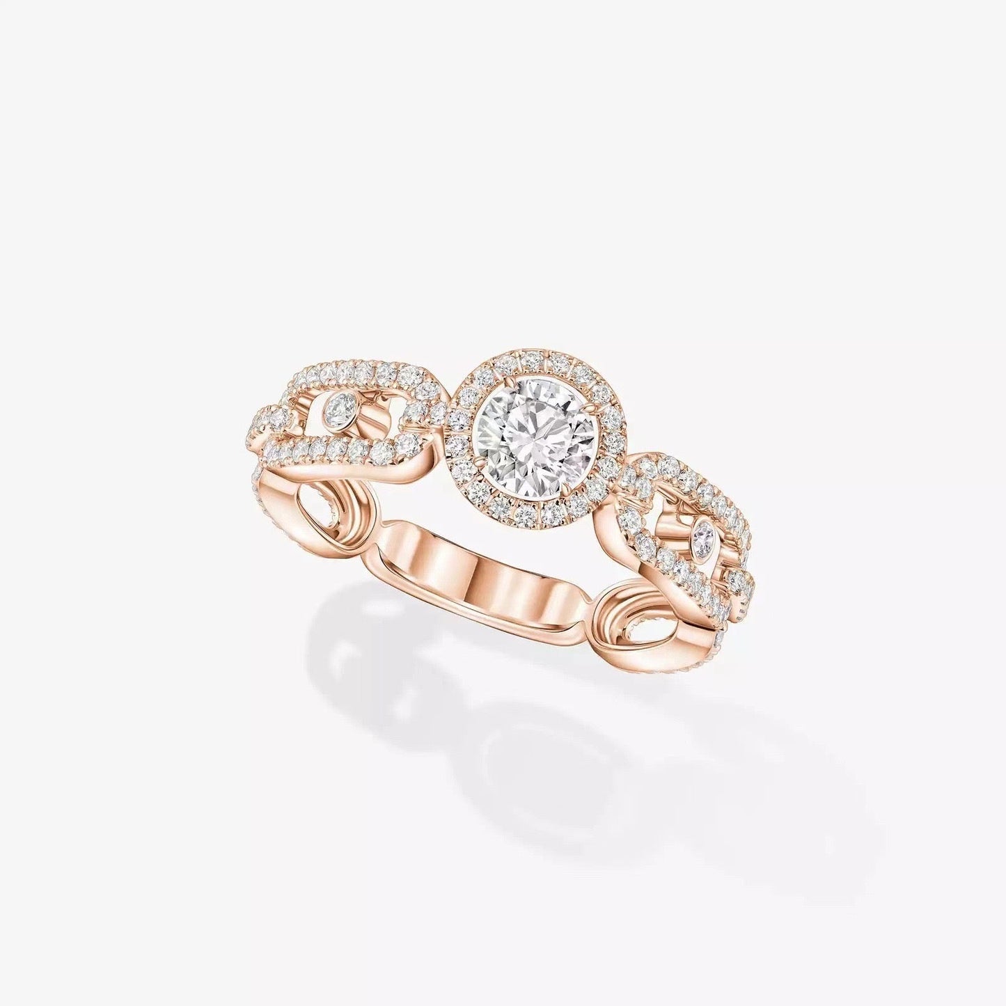 [Renovia Jewelry]Move Link Solitaire Ring