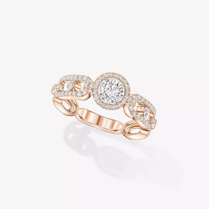 [Renovia Jewelry]Move Link Solitaire Ring