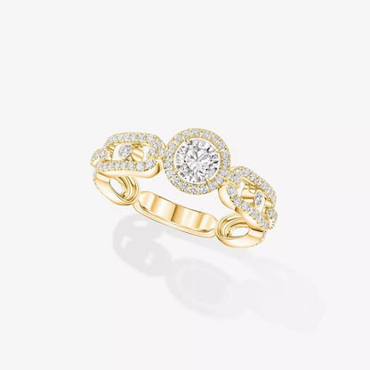 [Renovia Jewelry]Move Link Solitaire Ring