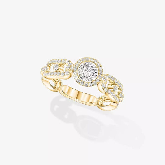 [Renovia Jewelry]Move Link Solitaire Ring