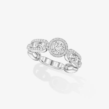 [Renovia Jewelry]Move Link Solitaire Ring
