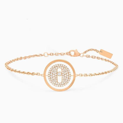 [Renovia Jewelry]LUCKY MOVE DIAMOND PAVED BRACELET