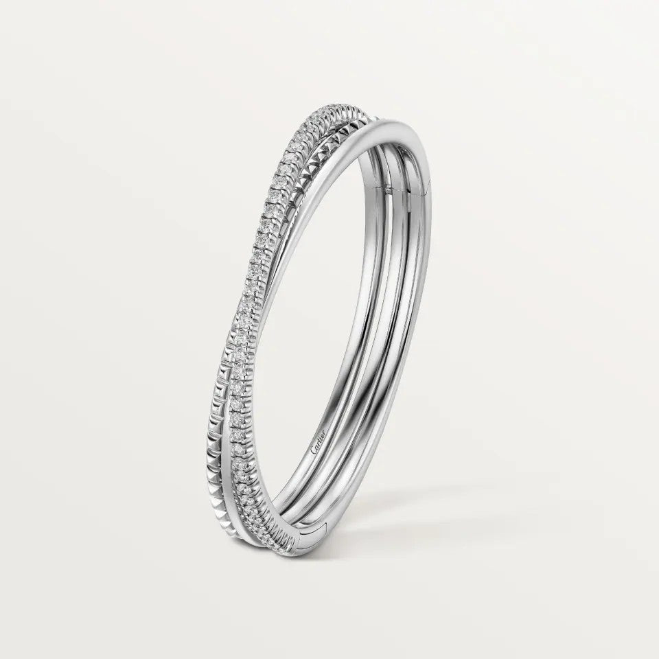 [Renovia Jewelry]ETINCELLE HALF-PAVED DIAMOND BRACELET