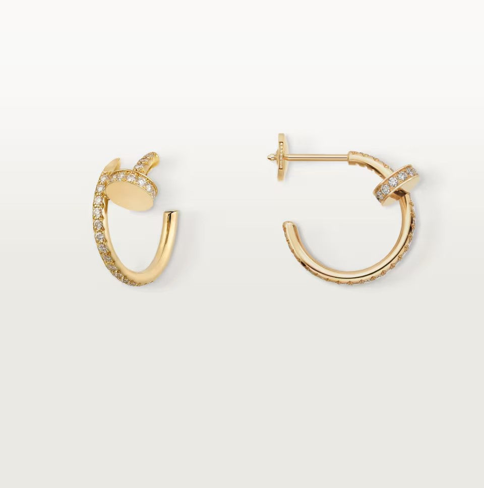 [Renovia Jewelry]JUSTE FULL DIAMOND SMALL EARRINGS