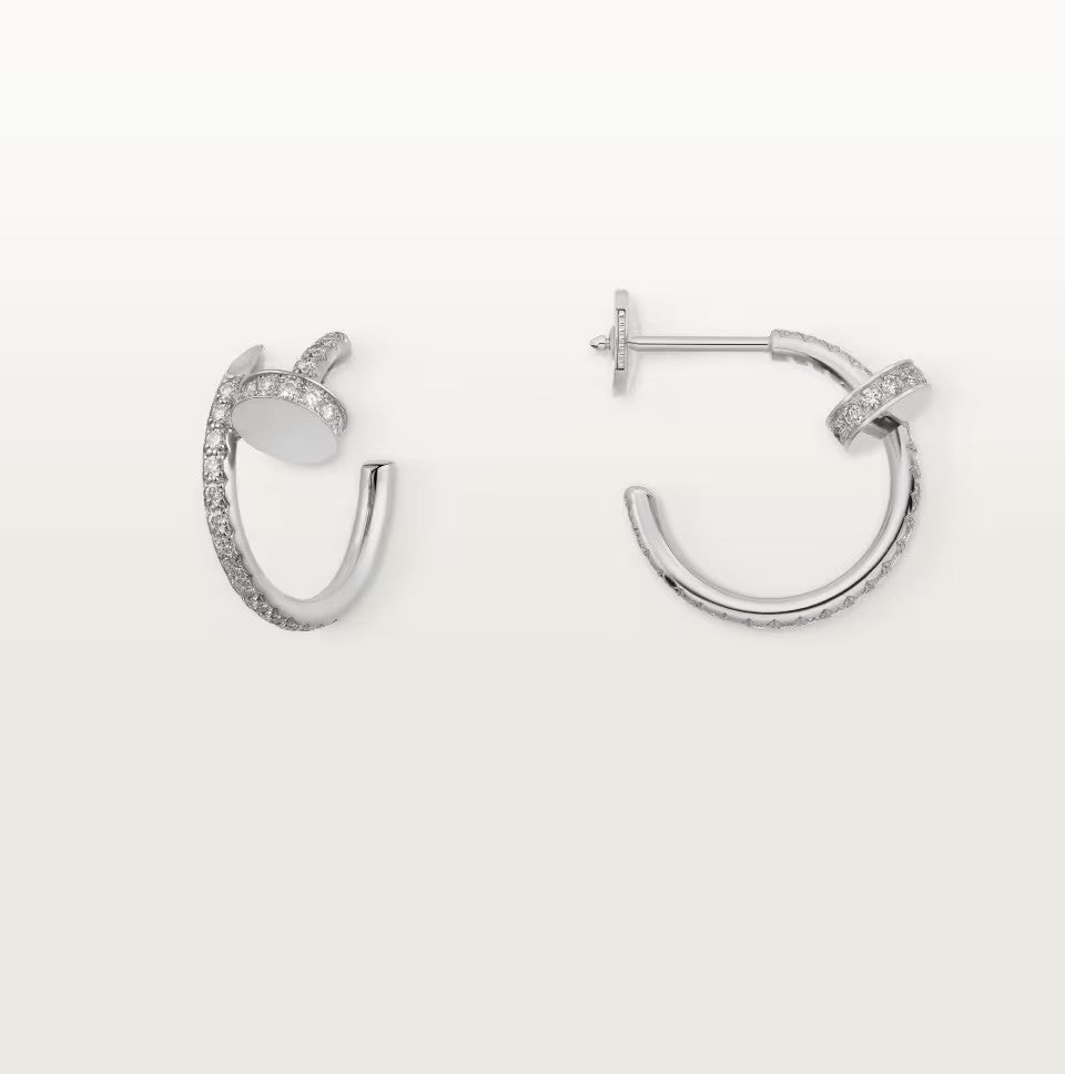 [Renovia Jewelry]JUSTE FULL DIAMOND SMALL EARRINGS