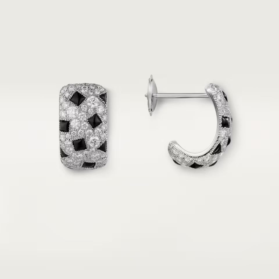 [Renovia Jewelry]PANTHERE MINI FULL DIAMOND EARRINGS