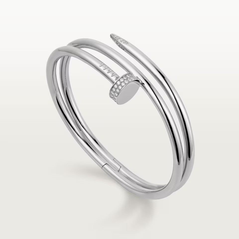 [Renovia Jewelry]JUSTE BRACELET 3.5MM DOUBLE ROW DIAMOND