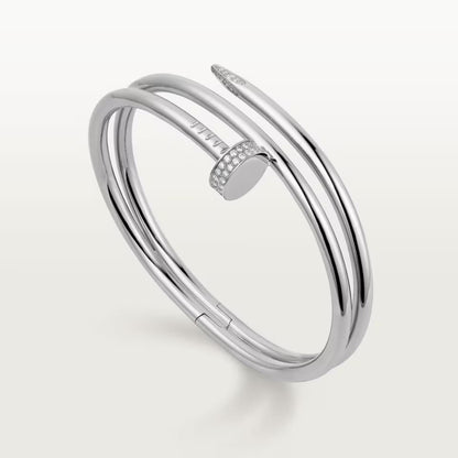 [Renovia Jewelry]JUSTE BRACELET 3.5MM DOUBLE ROW DIAMOND
