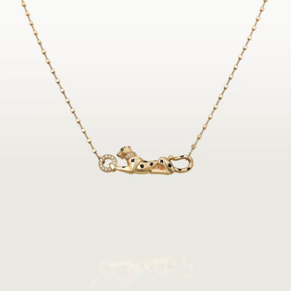 [Renovia Jewelry]PANTHERE FULL DIAMOND NECKLACE
