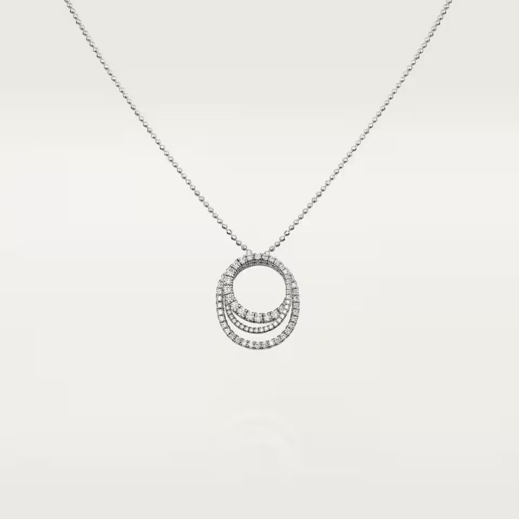 [Renovia Jewelry]ETINCELLE  FULL DIAMOND NECKLACE