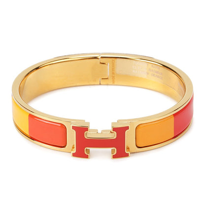 [Renovia Jewelry]H BRACELET ORANGE RAINBOW CERAMIC