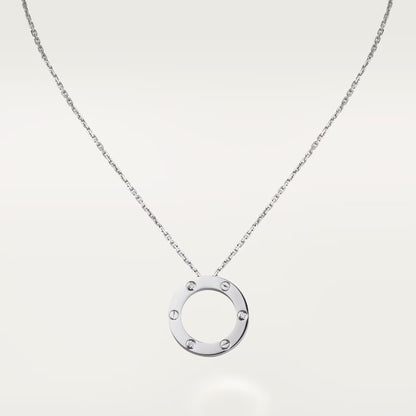 [Renovia Jewelry]LOVE NECKLACE 16MM 3 DIAMONDS