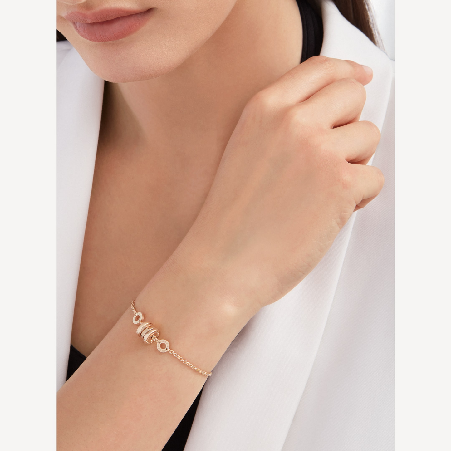 [Renovia Jewelry]ZERO 1 SOFT PINK GOLD BRACELET
