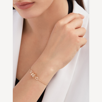 [Renovia Jewelry]ZERO 1 SOFT PINK GOLD BRACELET