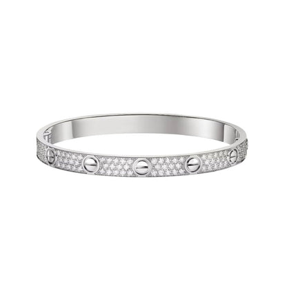 [Renovia Jewelry]LOVE BRACELET 6.1MM DIAMOND-PAVED