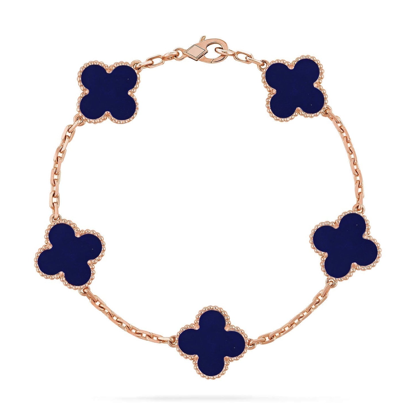 [Renovia Jewelry]CLOVER 5 MOTIF LAPIS LAZULI BRACELET COLLECTION